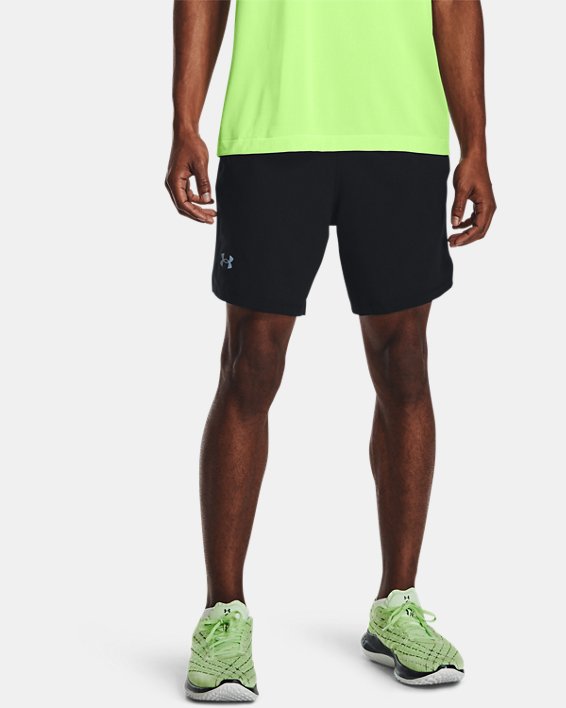 Men's UA Launch Run 2-in-1 Shorts, Black, pdpMainDesktop image number 0